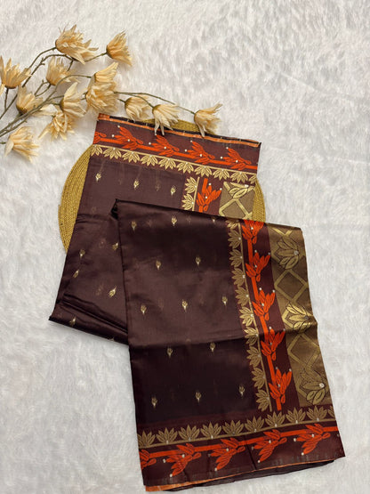 Trending Viral Soft Silk Saree With Lovely Blouse Piece
