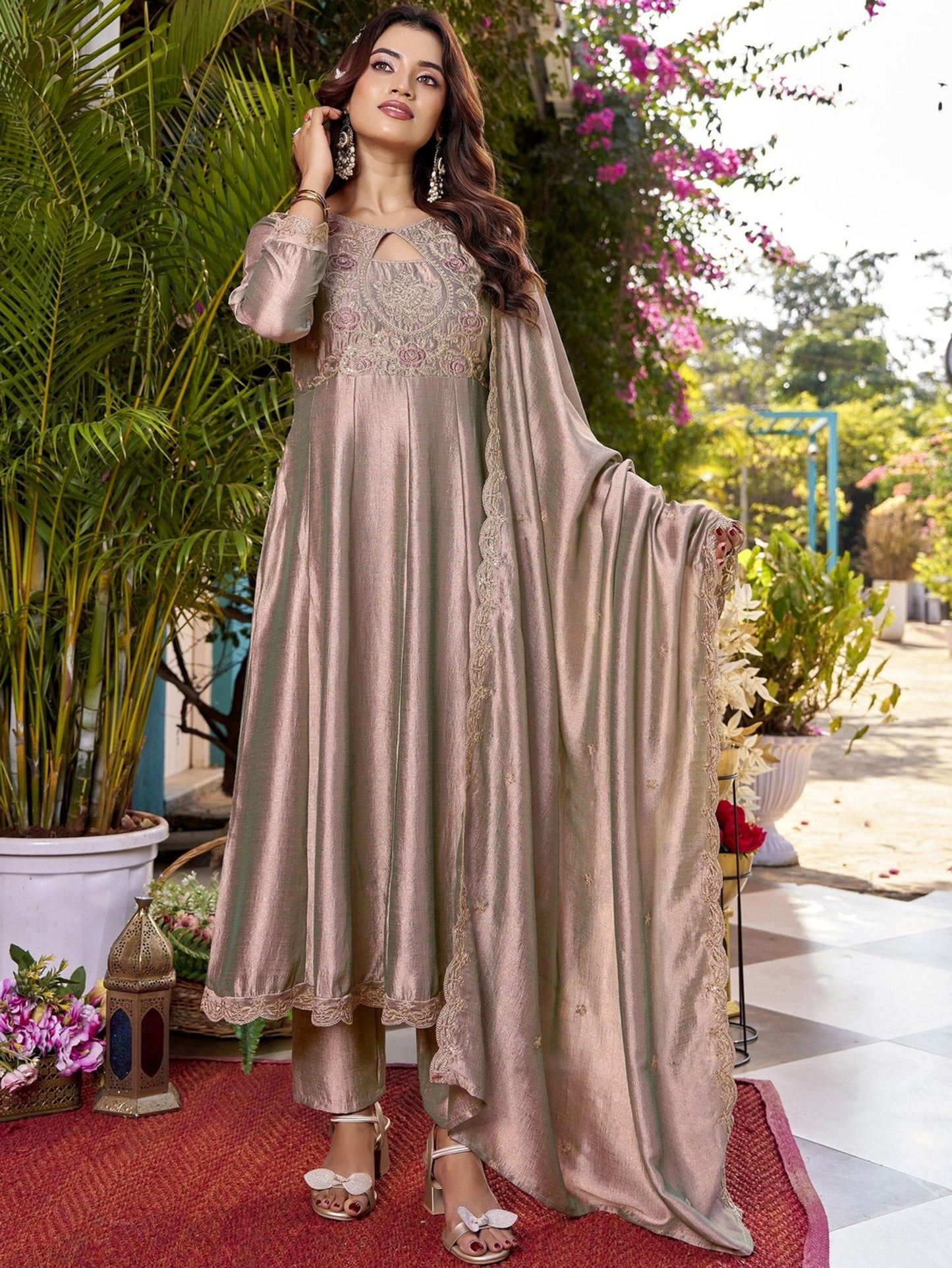 Mehrunisa Festive Anarkali Suit Set
