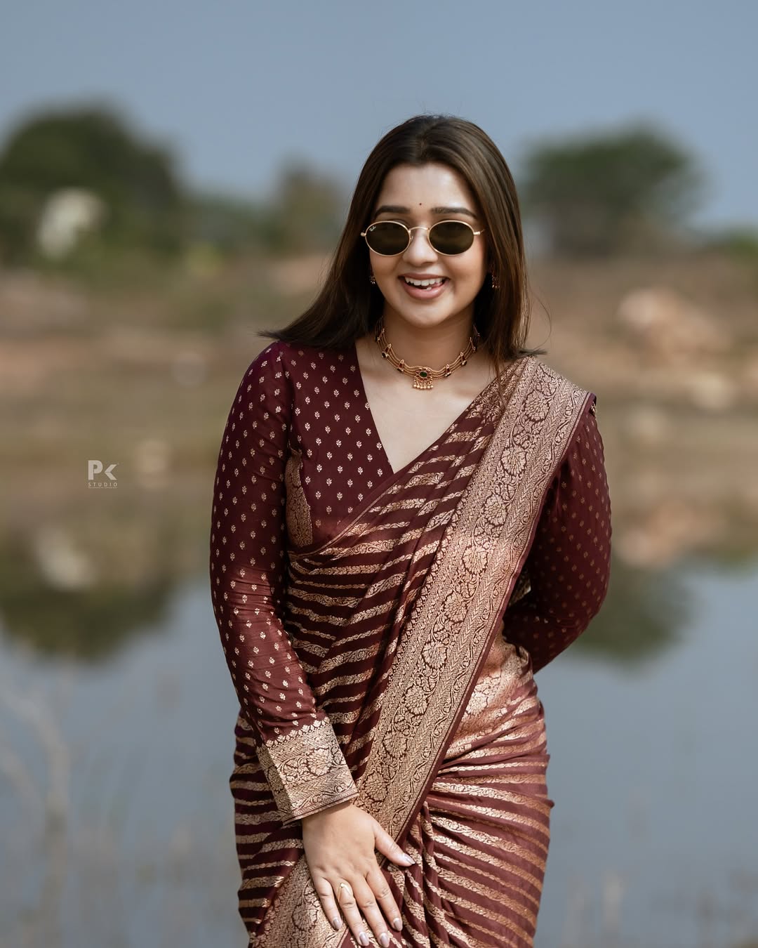 Stunning Soft Silk Saree With Lovely Blouse Piece