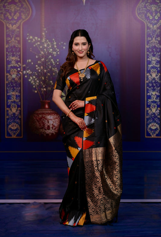 Very Ravishing Soft Silk Saree With Zari Weaving
