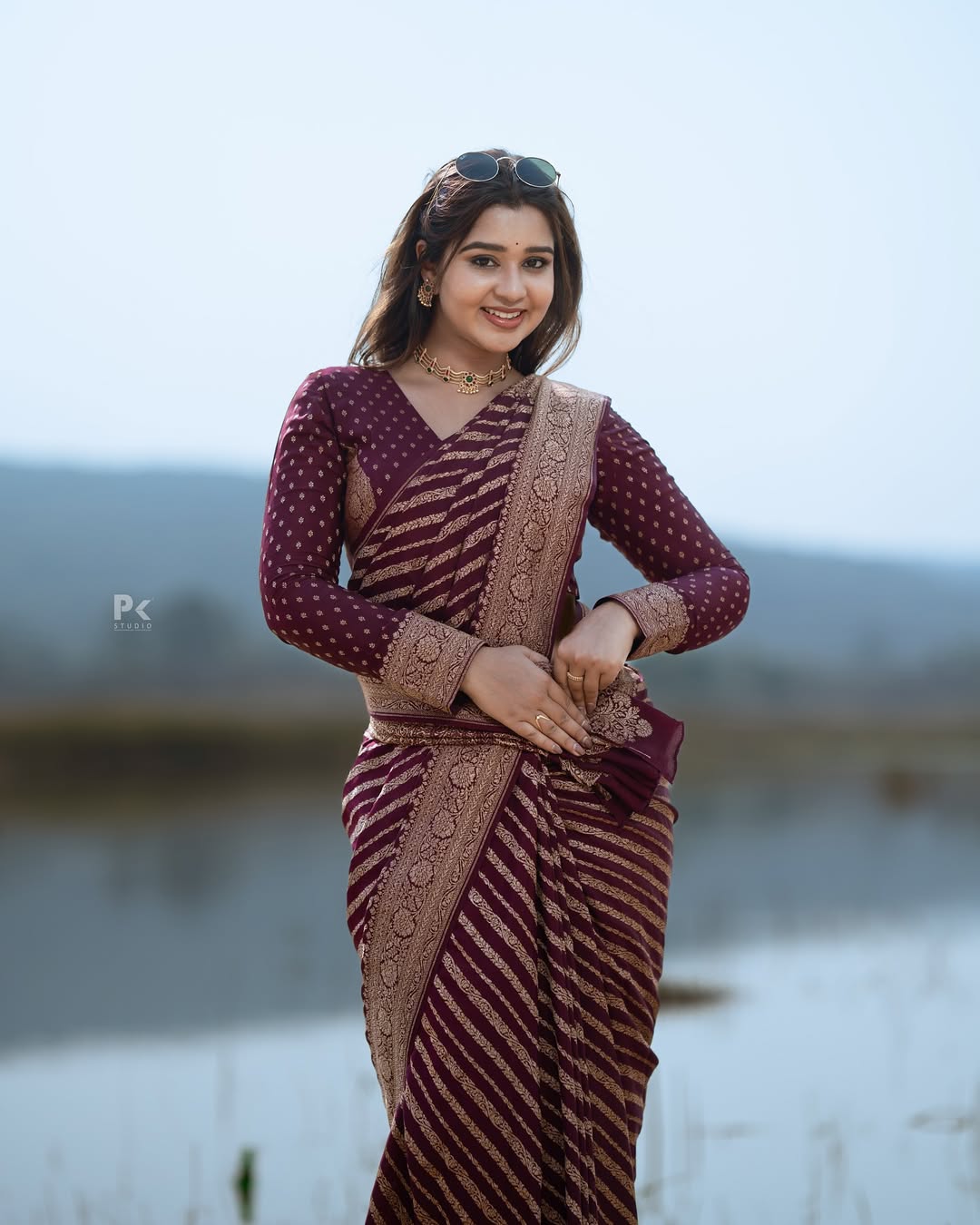 Stunning Soft Silk Saree With Lovely Blouse Piece