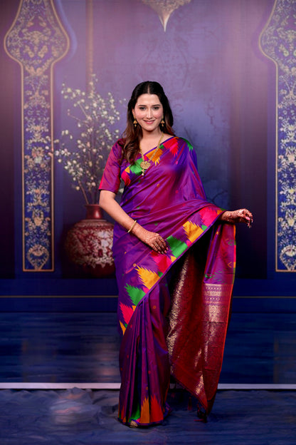 Very Ravishing Soft Silk Saree With Zari Weaving