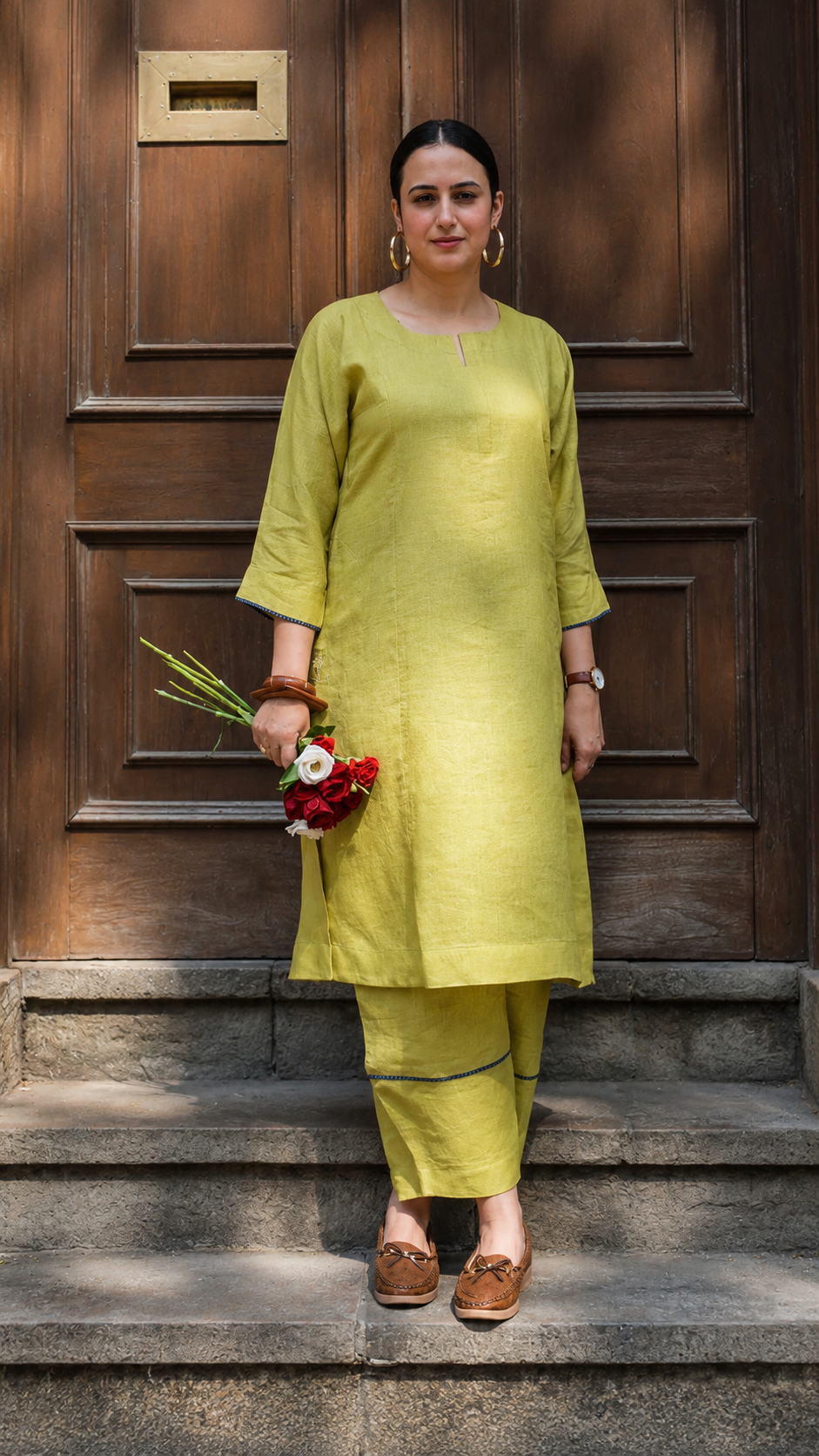 Very Beautiful Pure Cotton Cord Set With Embroidery Work