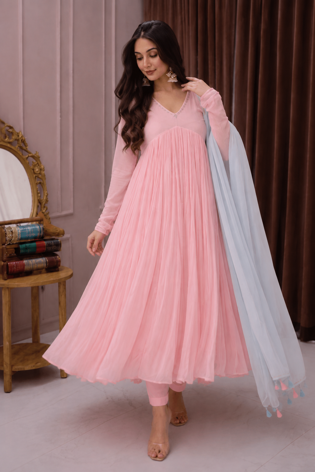 Navya Heritage Anarkali Suit Set