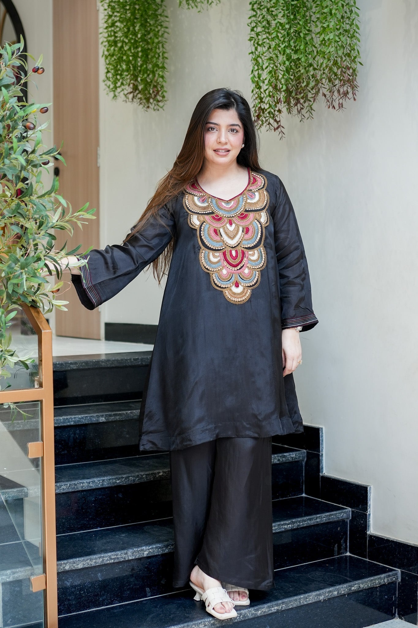 Mayurika Heritage Embroidered Co-ord Set