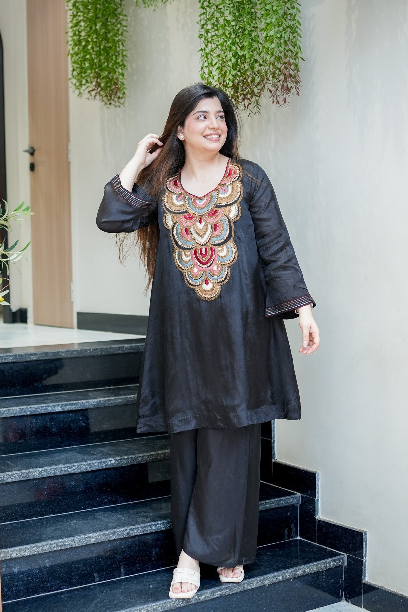Mayurika Heritage Embroidered Co-ord Set