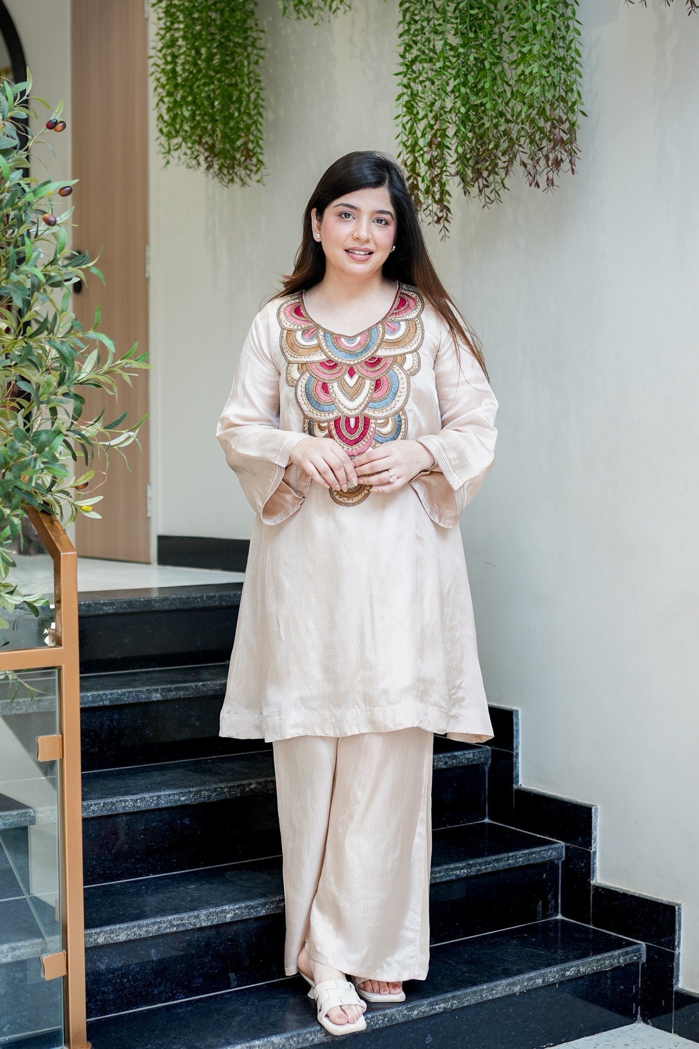 Mayurika Heritage Embroidered Co-ord Set