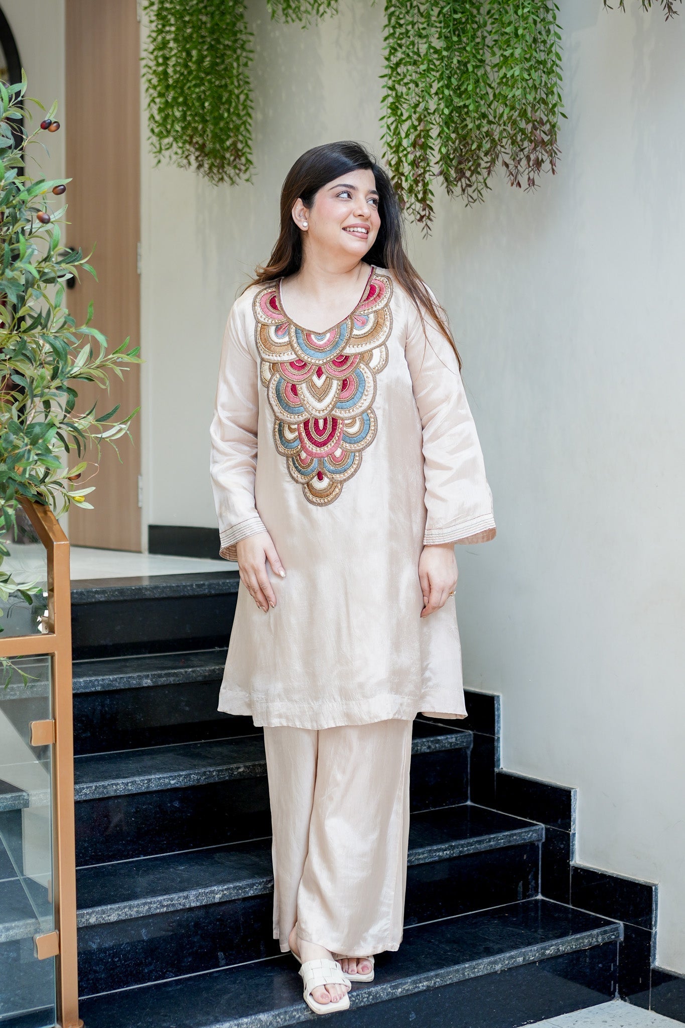 Mayurika Heritage Embroidered Co-ord Set