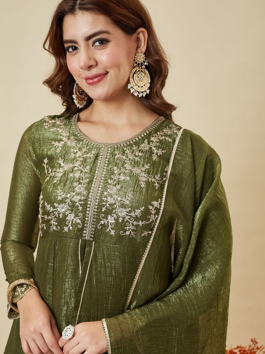 Mridula Heritage Emberoidery Sharara Set