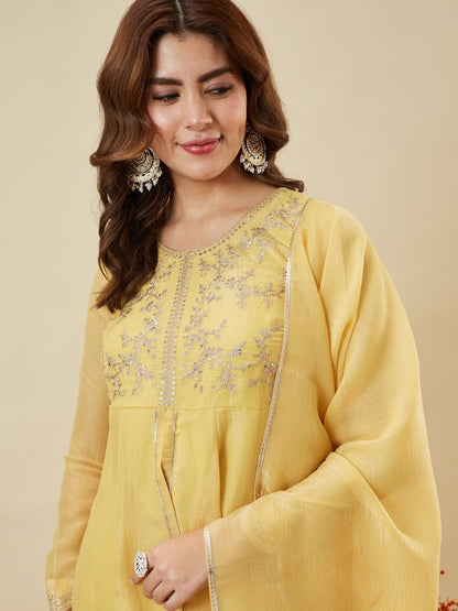 Mridula Heritage Emberoidery Sharara Set