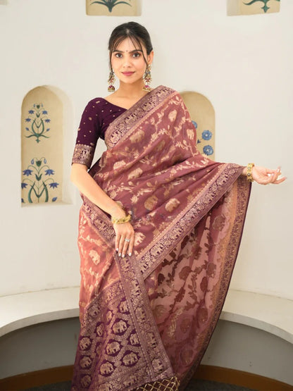Very Ravishing Soft Silk Saree With Beautiful Rich Pallu