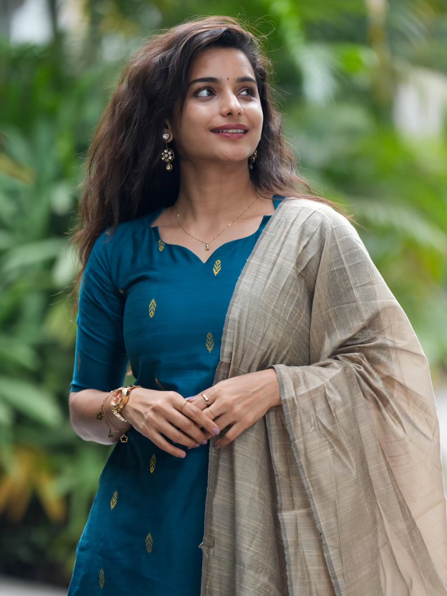 Charming Blue Kanchi Cotton Zari Weaving Suit Set