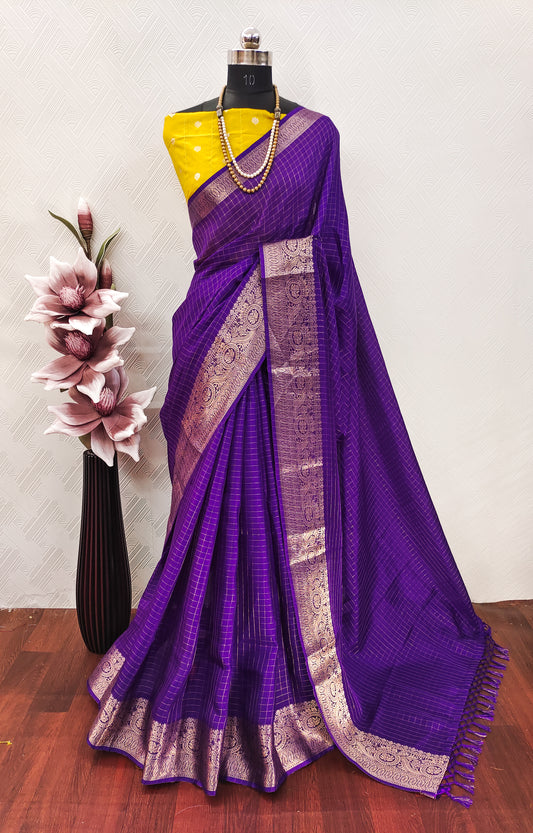 Very Beautiful Silk Saree With Tassels