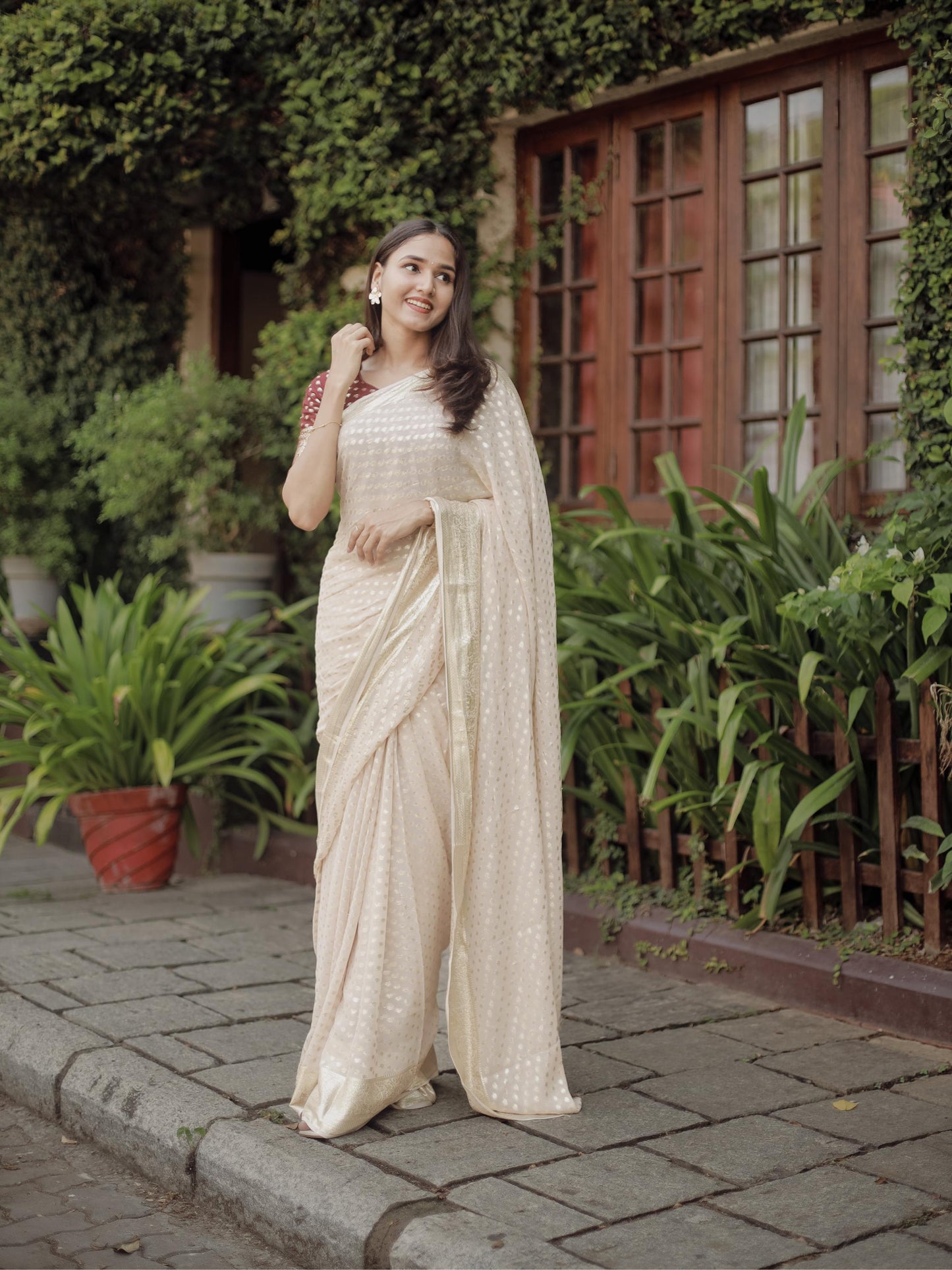 Most Viral Summer Pure Viscose Georgette Silk Saree With Satin Border