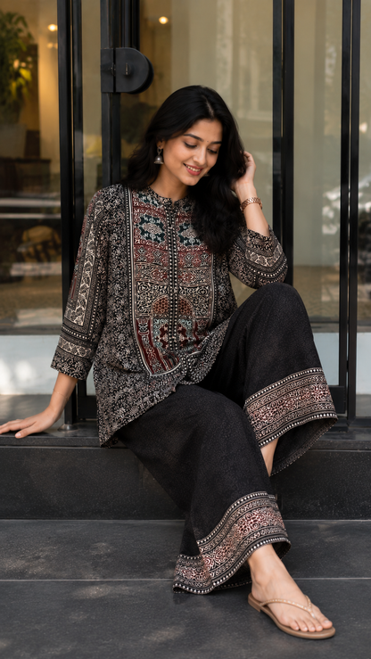 Rajvika Heritage Printed Co-Ord Set