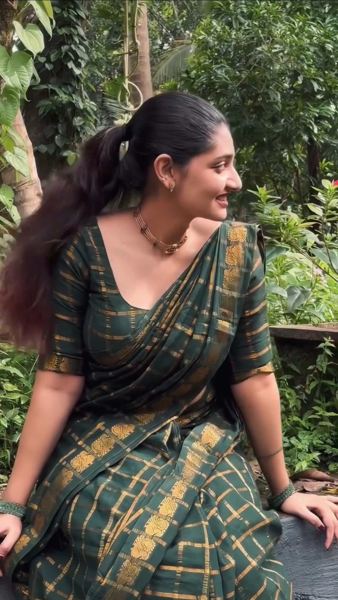 Elegant Soft Sungudi Cotton Silk Saree With Sungudi Blouse