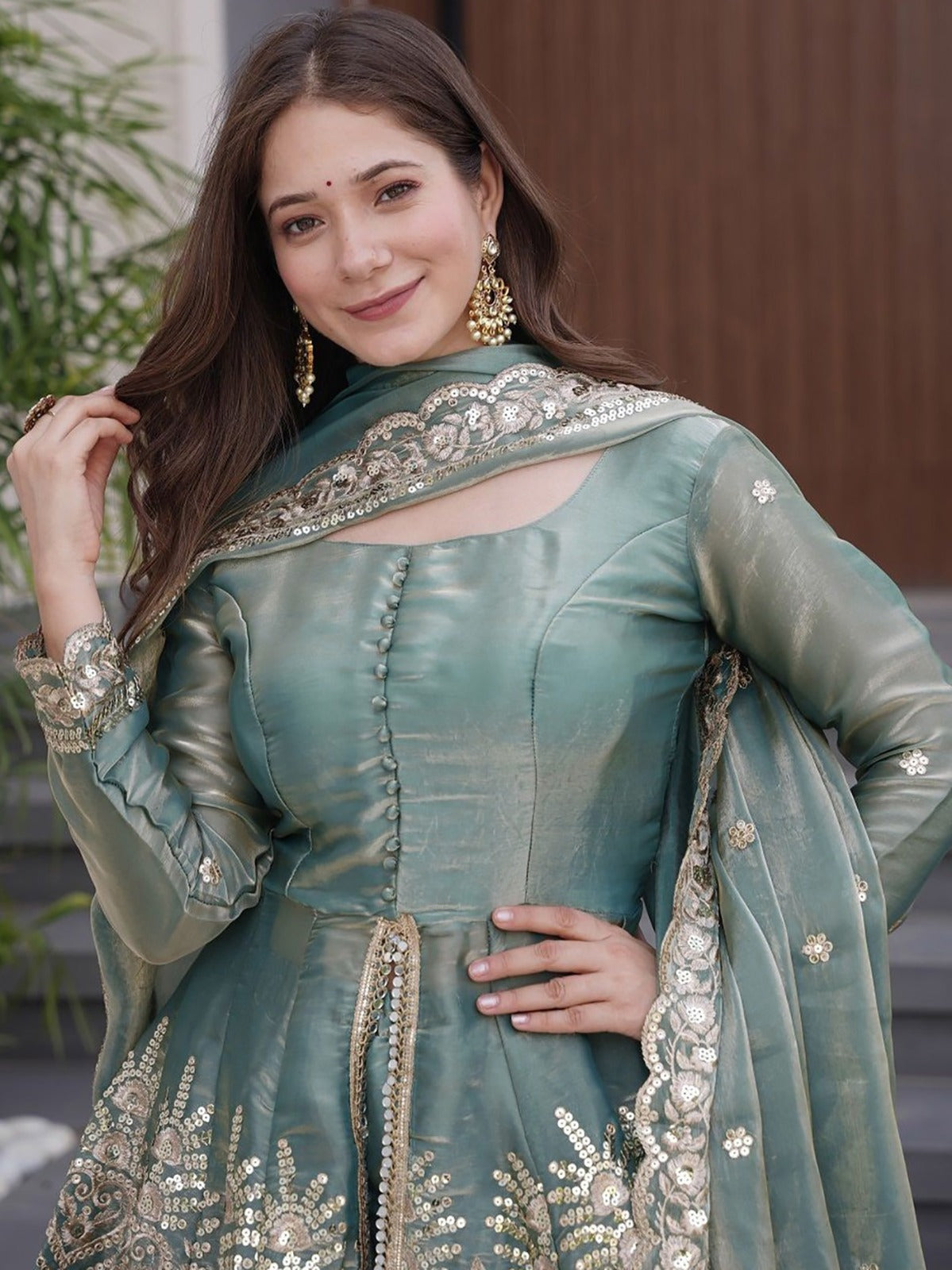 Sitara Mahal Embroidered Sharara Set