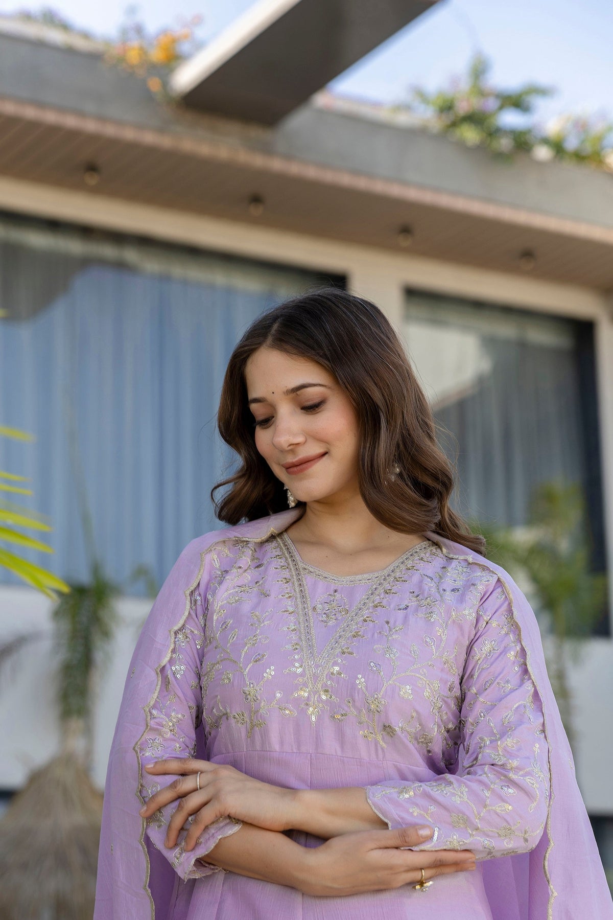 Florenza Grace Embroidered suit set