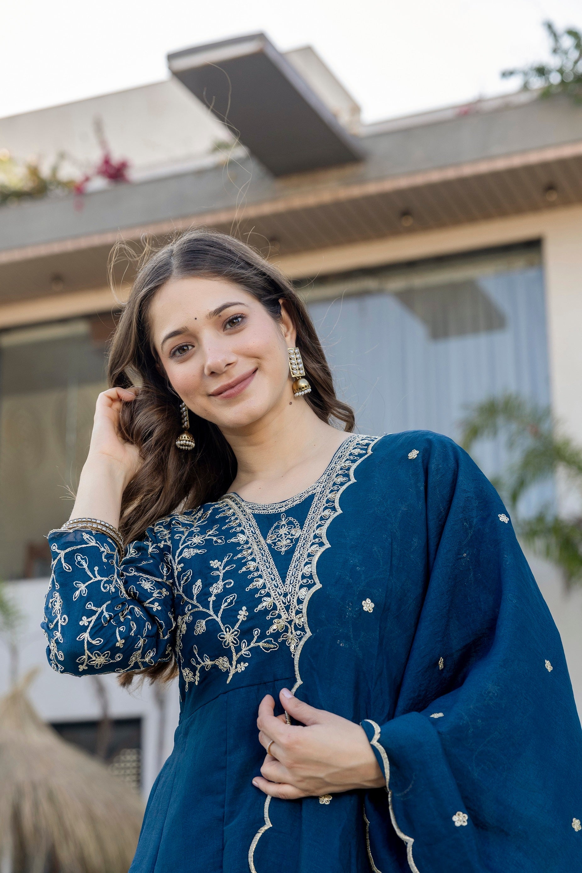Florenza Grace Embroidered suit set