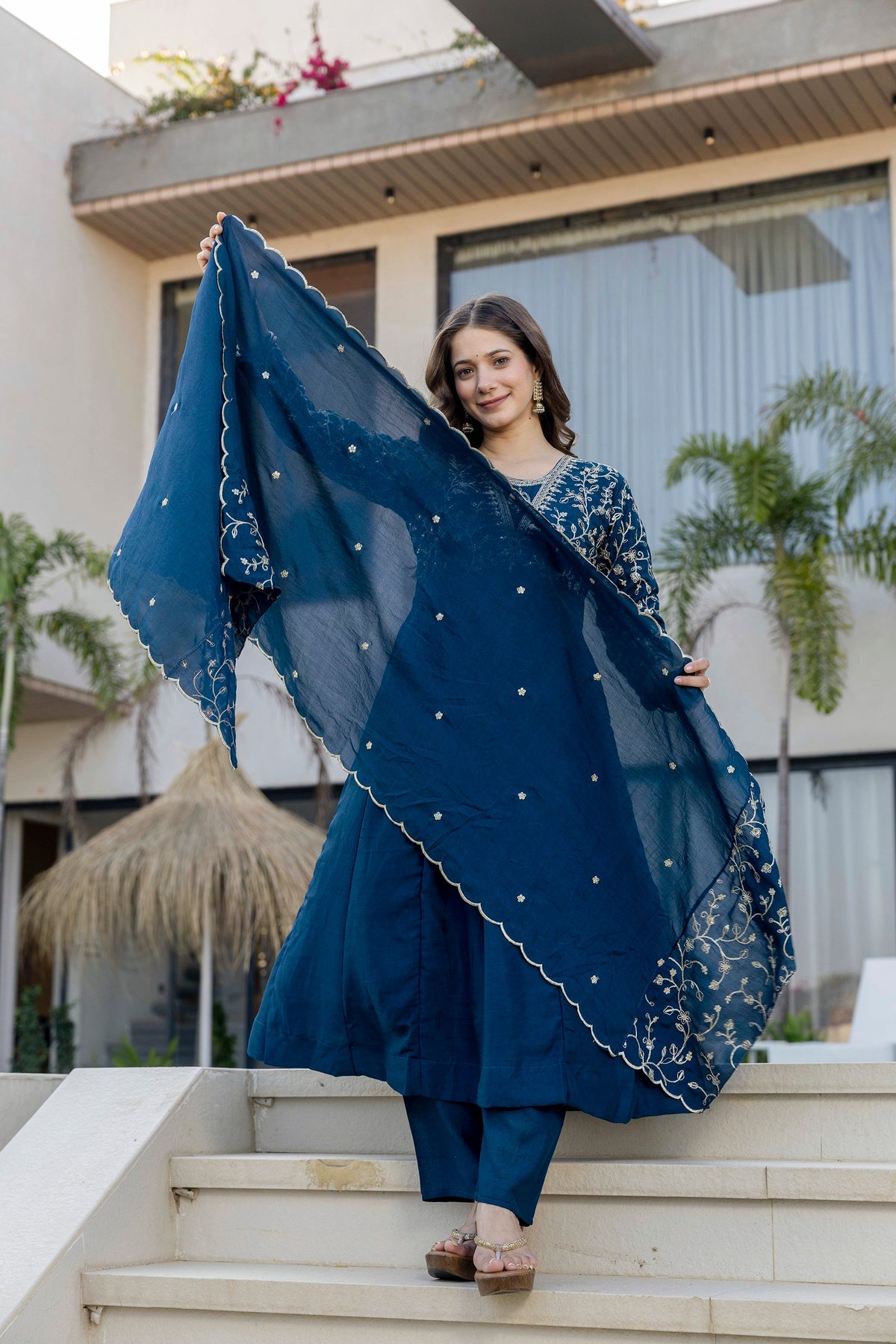 Florenza Grace Embroidered suit set