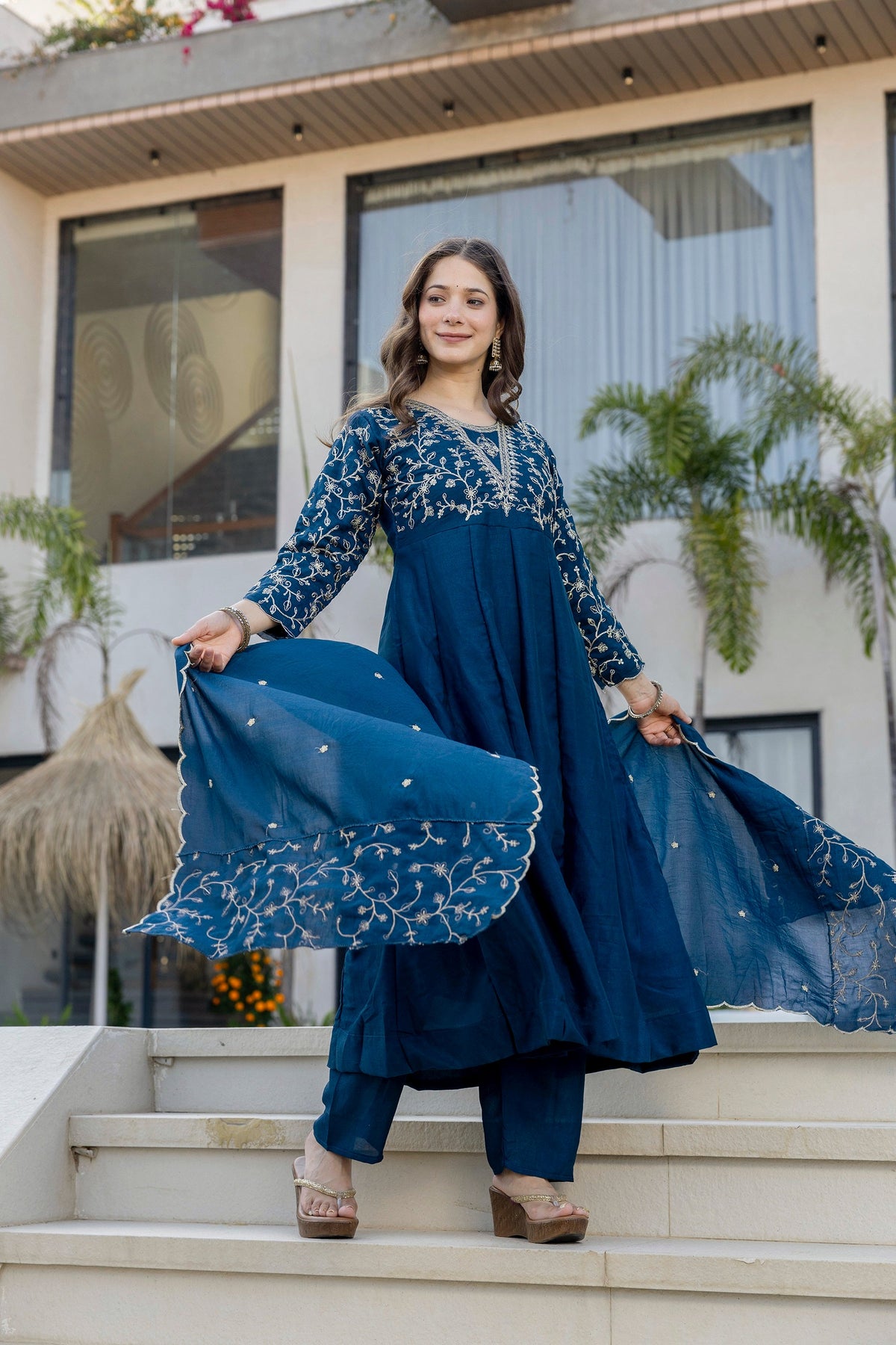 Florenza Grace Embroidered suit set