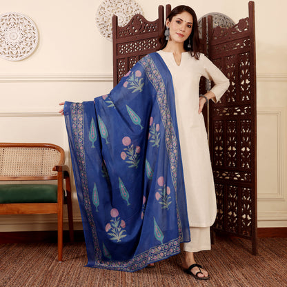 Gorgeous Chanderi Silk Solid Plain Suit Set