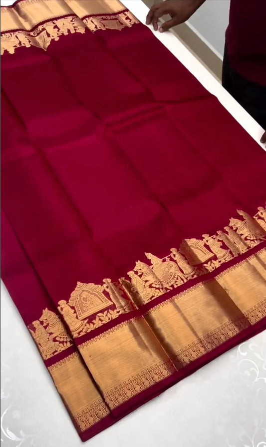 Most Beautiful ViralSoft Silk Saree With Classic Blouse Piece