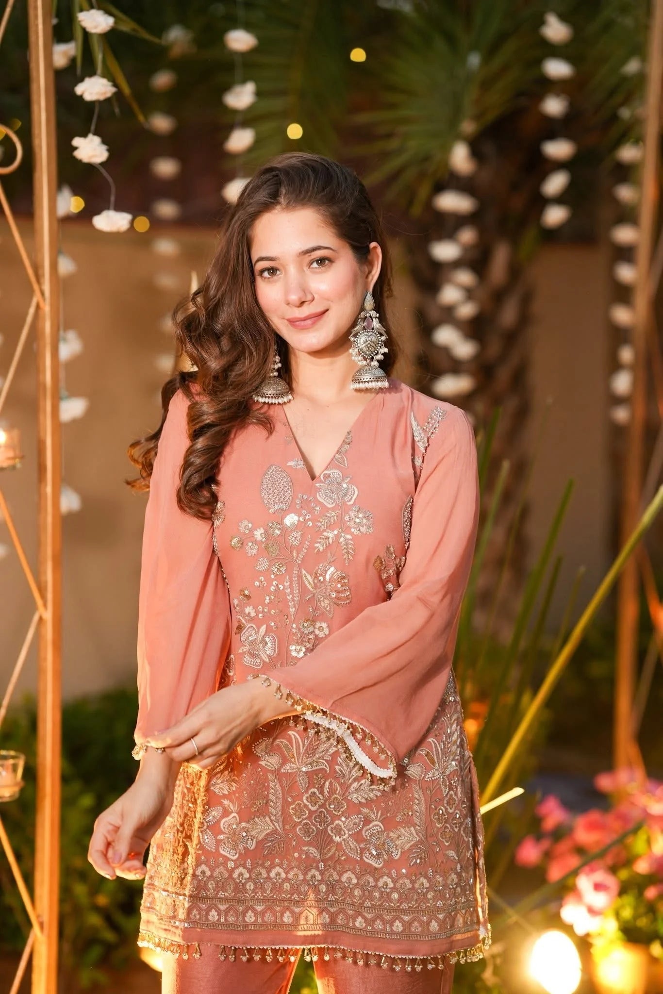 Blush Royale Festive Embroidered Cord Set