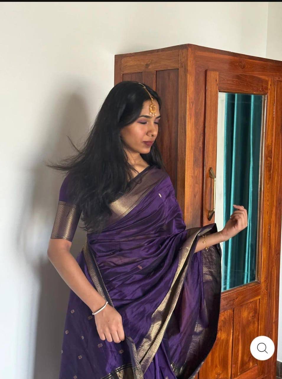 Very Astonishing Pure Soft Linen Cotton Saree With Rich Weaving Blouse