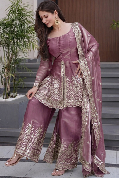 Sitara Mahal Embroidered Sharara Set