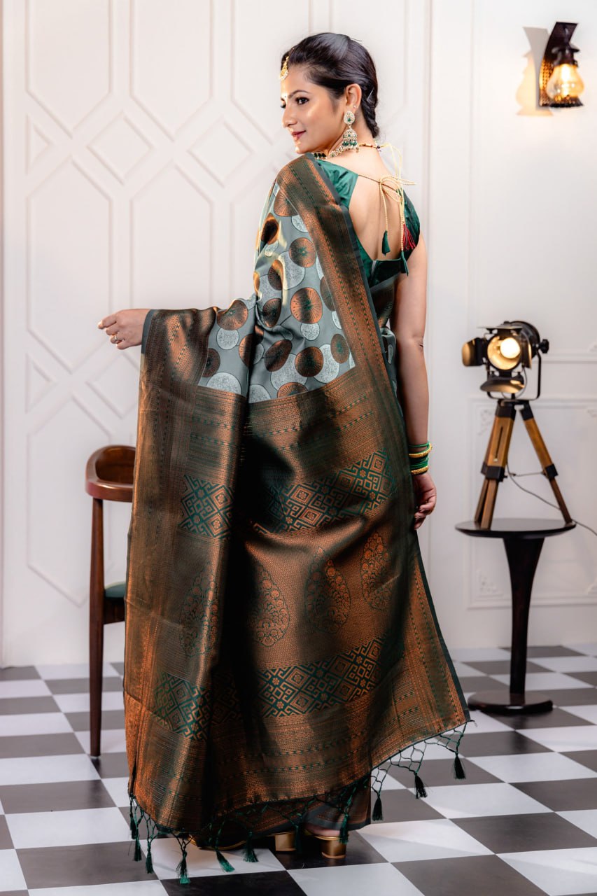 Most Good-Looking Banarasi Silk Saree With Blouse