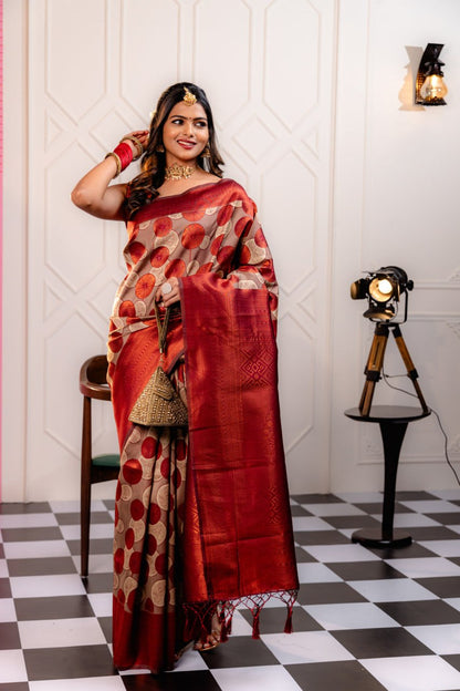 Most Good-Looking Banarasi Silk Saree With Blouse