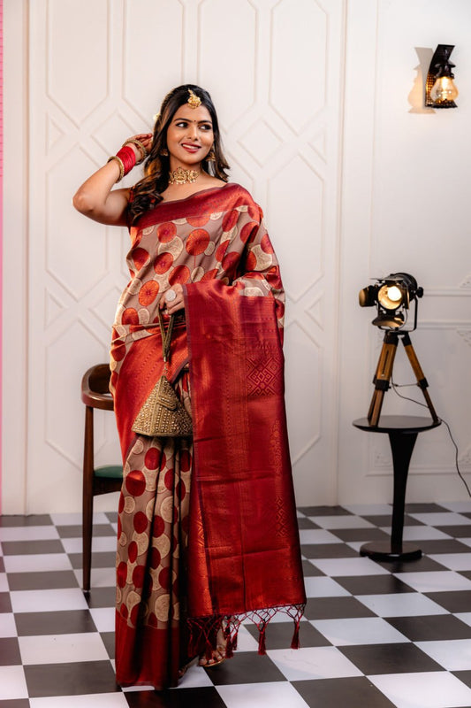 Most Good-Looking Banarasi Silk Saree With Blouse