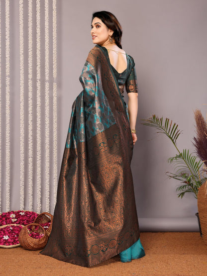 Most Prepossessing Banasari Silk Saree With Blouse
