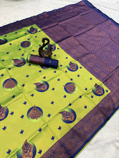 Very Beautiful Banarasi Silk Saree With Blouse