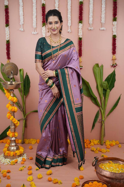 Most Elegant Banarasi Silk Saree With Blouse