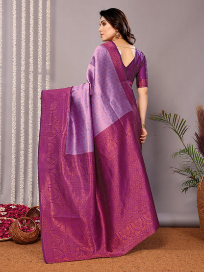 Most Glamorous Banasari Silk Saree With Blouse