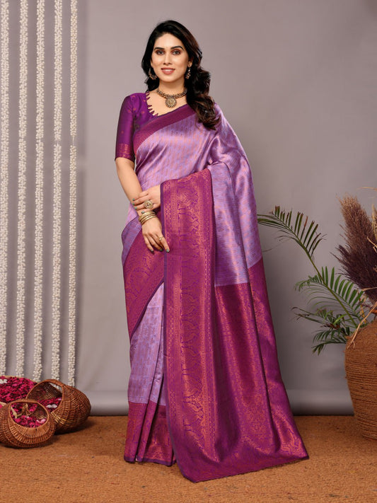 Most Glamorous Banasari Silk Saree With Blouse