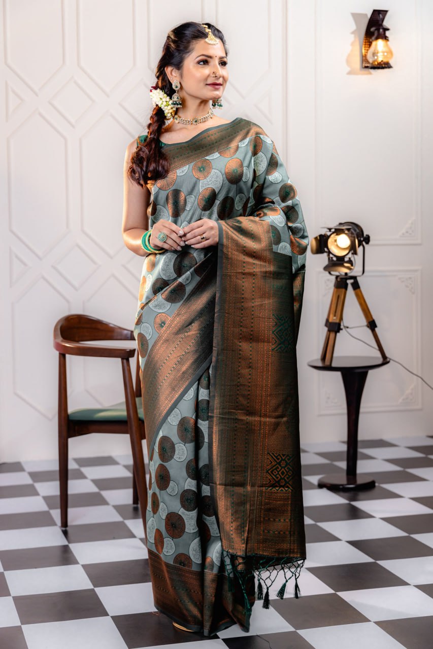 Most Good-Looking Banarasi Silk Saree With Blouse