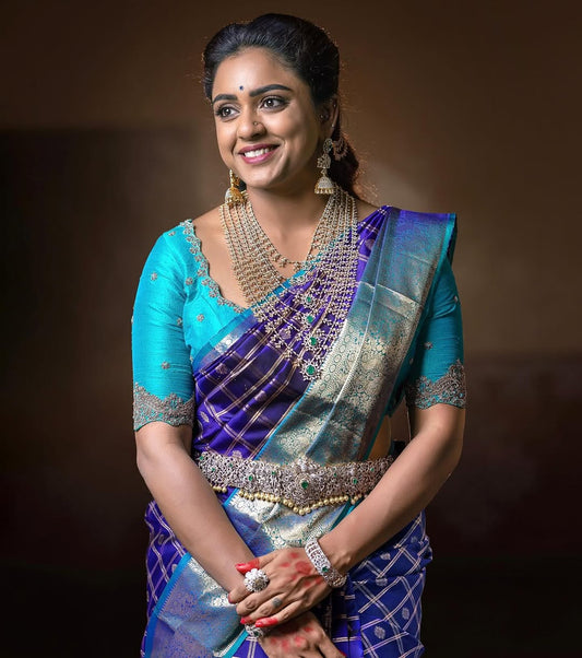 Most Pretty Banasari Silk Saree With Blouse