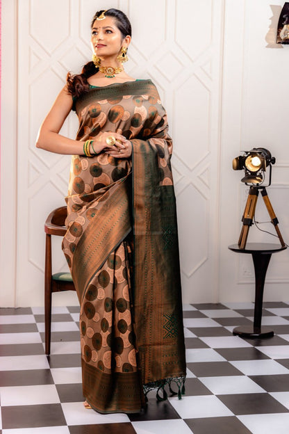 Most Good-Looking Banarasi Silk Saree With Blouse