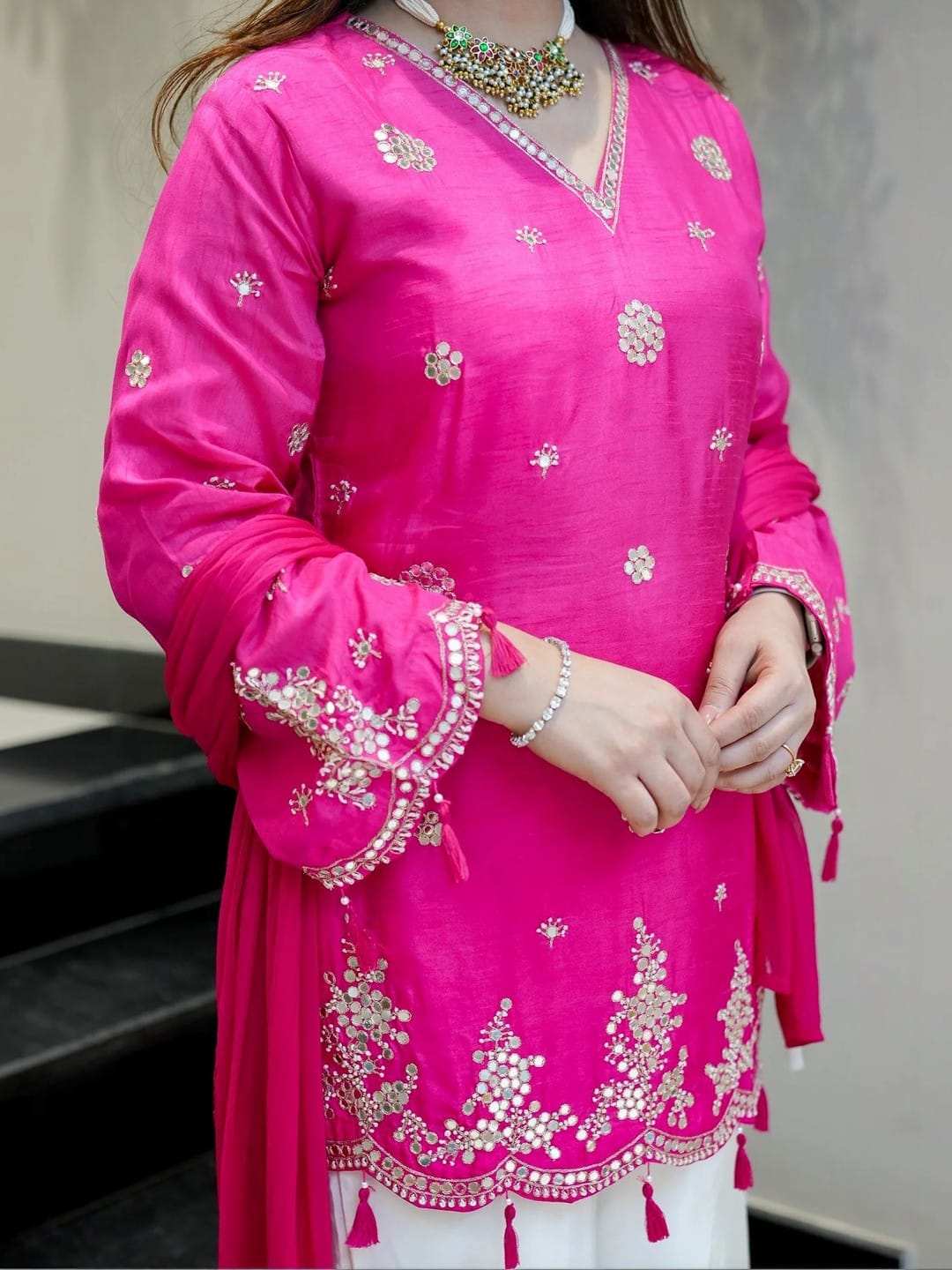 Prakriti Pink Heritage Suit Set