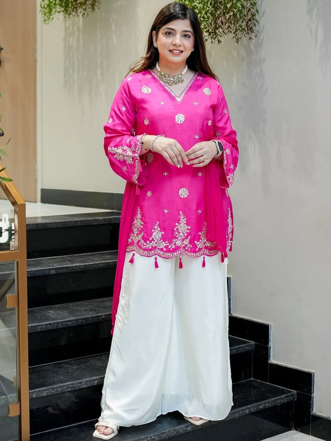 Prakriti Pink Heritage Suit Set