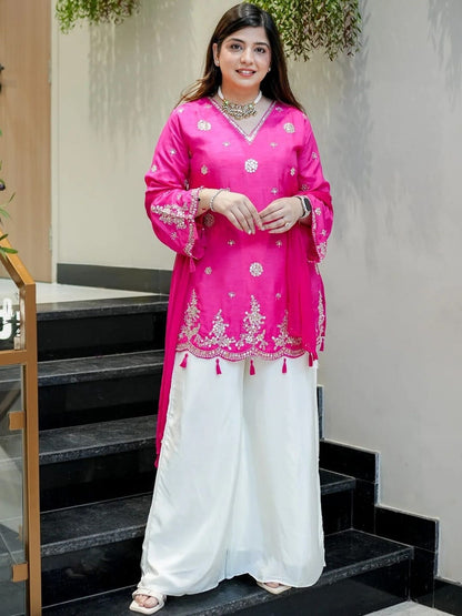 Prakriti Pink Heritage Suit Set