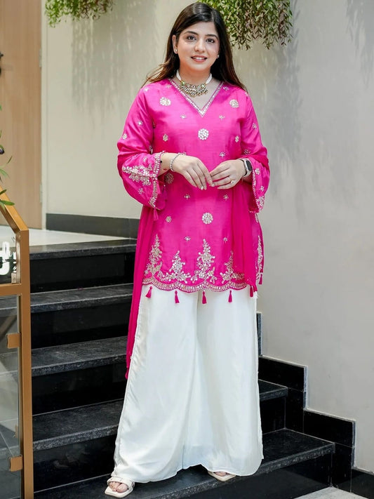 Prakriti Pink Heritage Suit Set