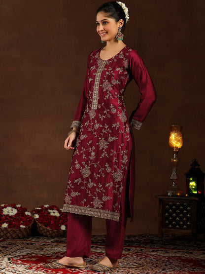 Zarmina Royale Floral Embroidered Suit Set